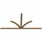 Ekena Millwork Richland Timber Gable Bracket, Western Red Cedar, 108"W x 54"H x 1 1/2"D x 3 1/2"F, 12/12 Pitch GBW108X54X0204RIC00SWR - alternate 2